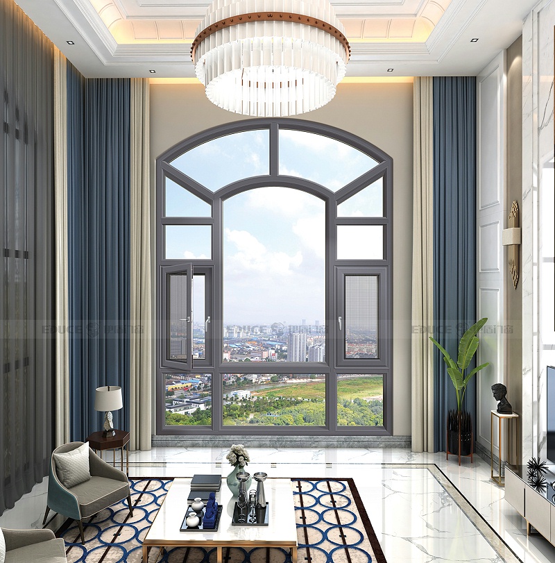 簡愛時光平開窗-ZJ135mm 灰色