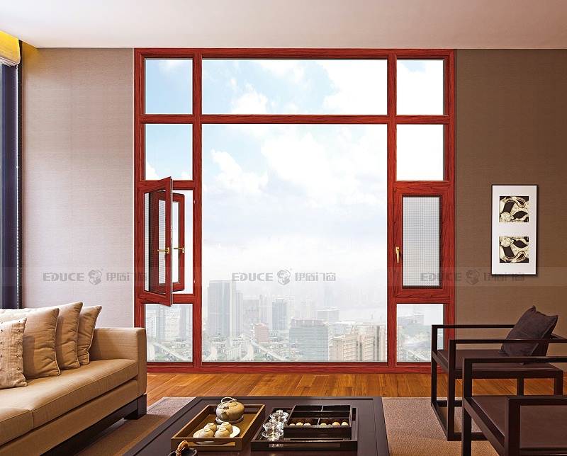 伊盾安全門窗，保護(hù)孩子的生命安全，全面提高居家生活質(zhì)量！簡(jiǎn)愛(ài)堡羅平開(kāi)窗-ZJ120mm 新櫻桃